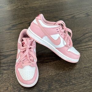 Nike Blush Pink and White Athletic Shoes